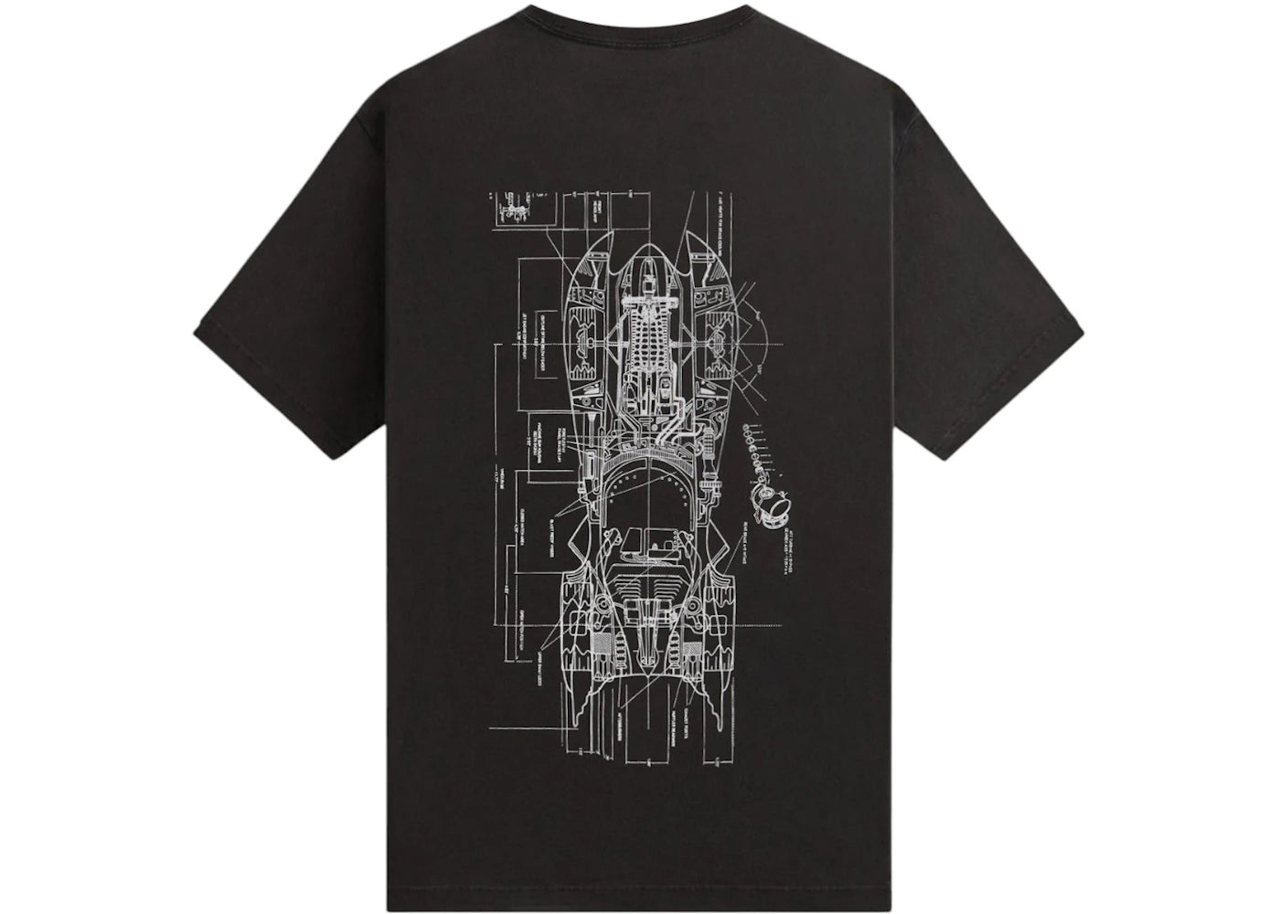 Kith x Batman Schematics Vintage Tee Black - vue secondaire B