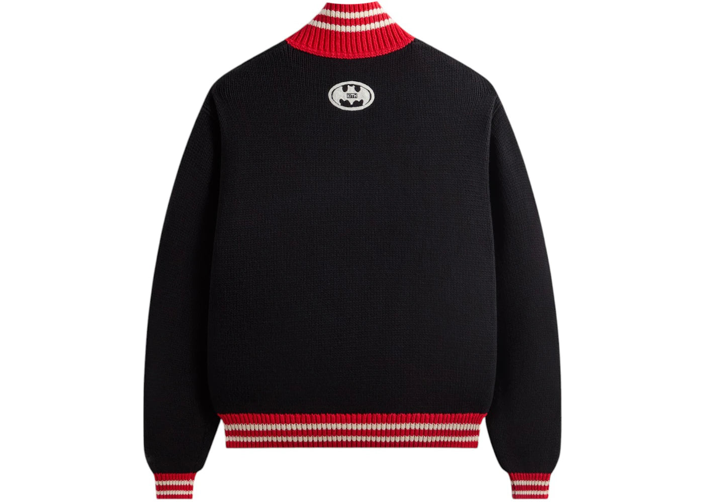 Kith x Batman Wyona Quarter Zip Sweater Black