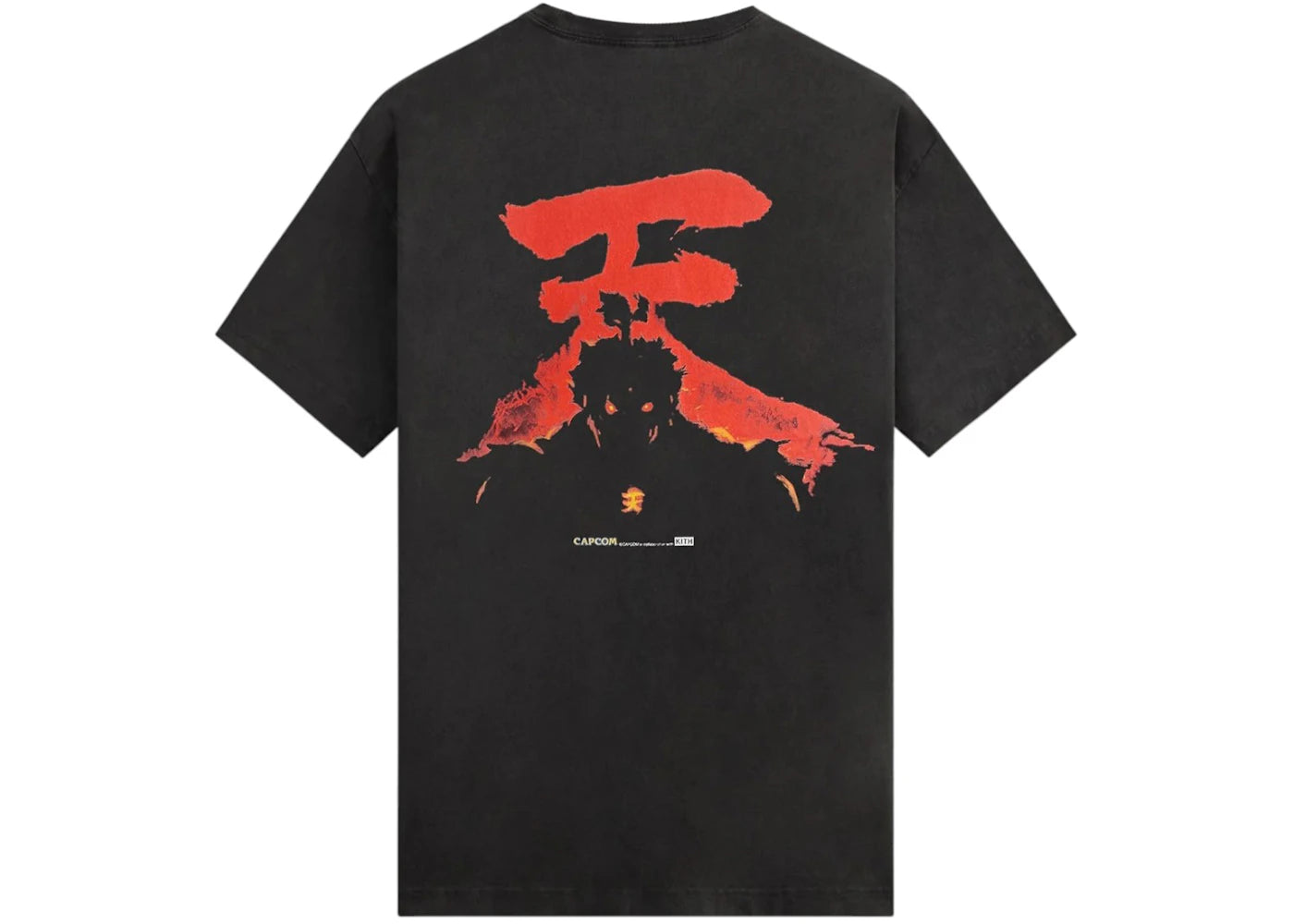 Kith x Capcom Akuma Vintage Tee Black - vue secondaire A