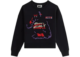 Kith x Capcom Kids Ryu Nelson Crewneck Black