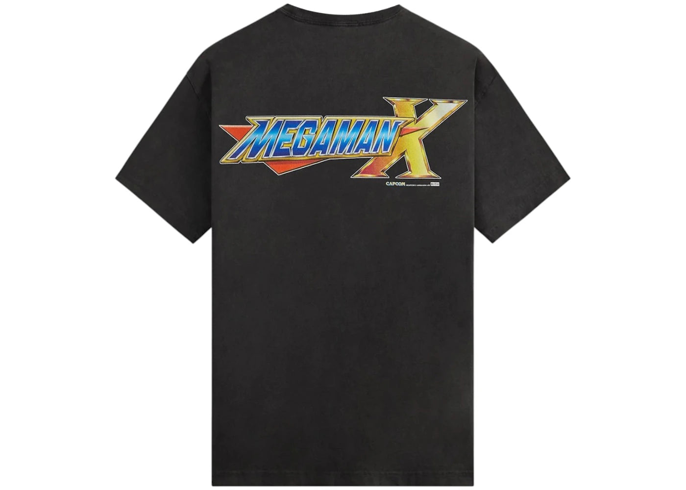Kith x Capcom Mega Man Vintage Tee Black - vue secondaire B