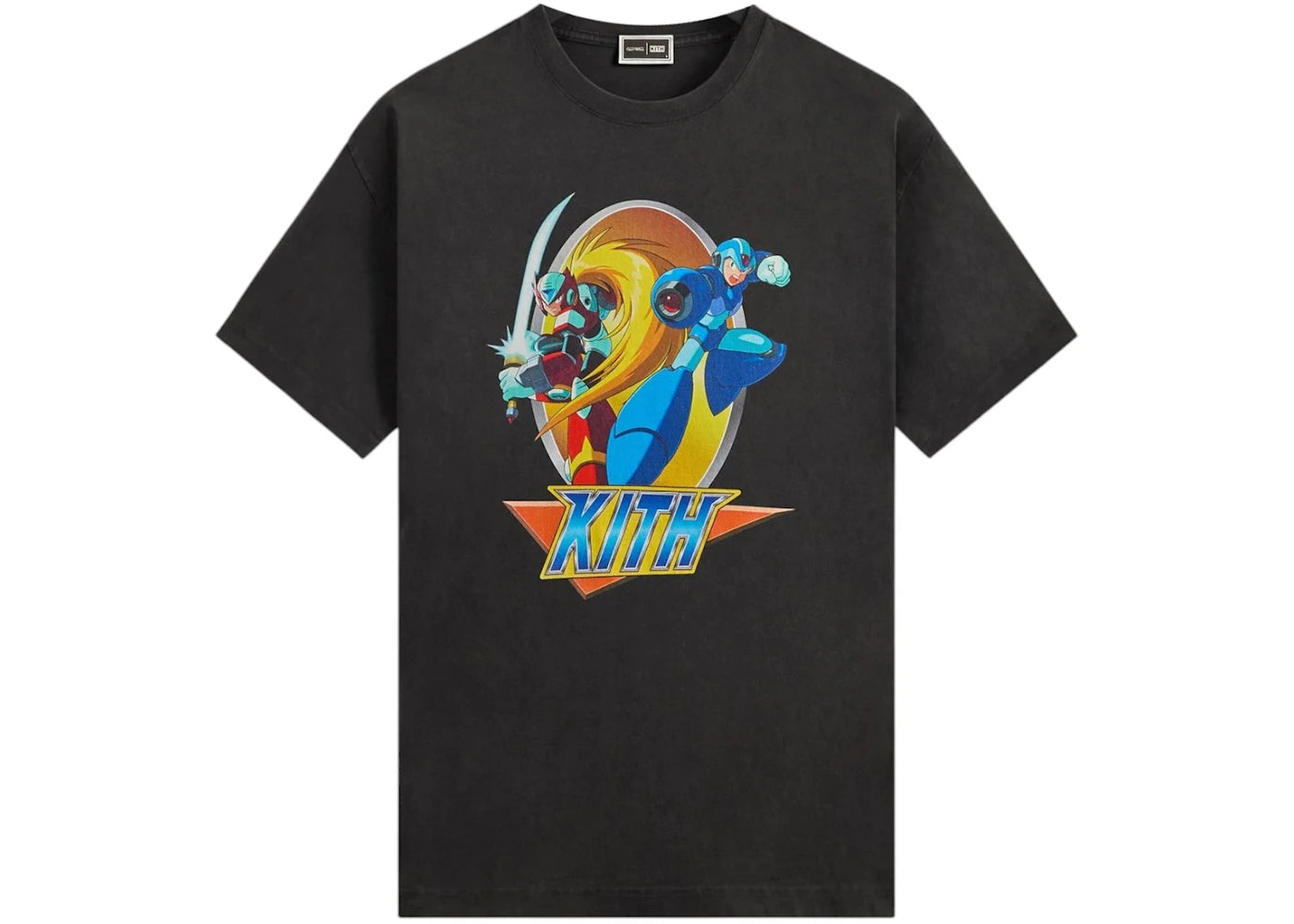 Kith x Capcom Mega Man Vintage Tee Black - vue secondaire A