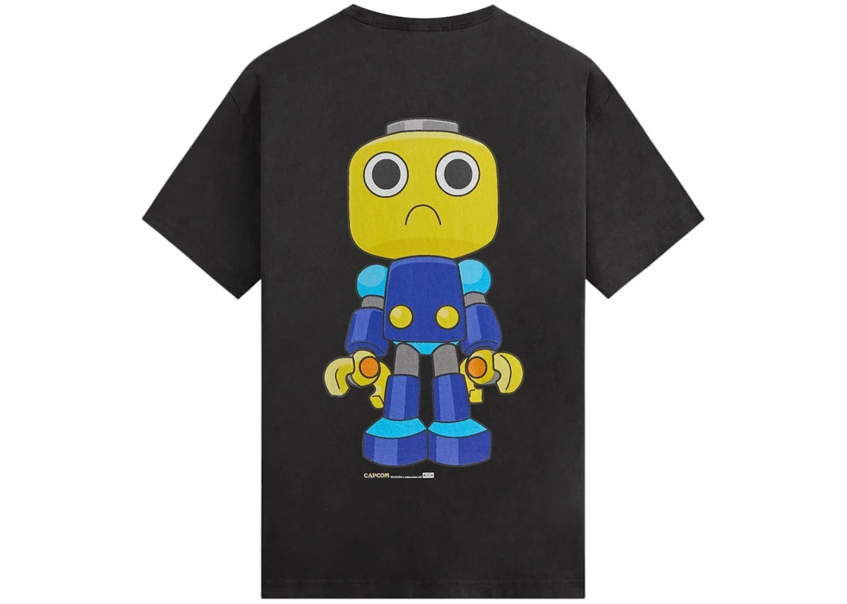 Kith x Capcom Servbot Vintage Tee Black - vue secondaire B