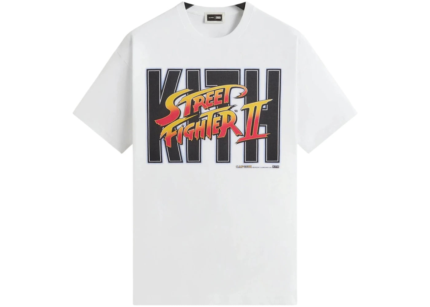 Kith x Capcom Street Fighter Ultra Vintage Tee White - vue secondaire A