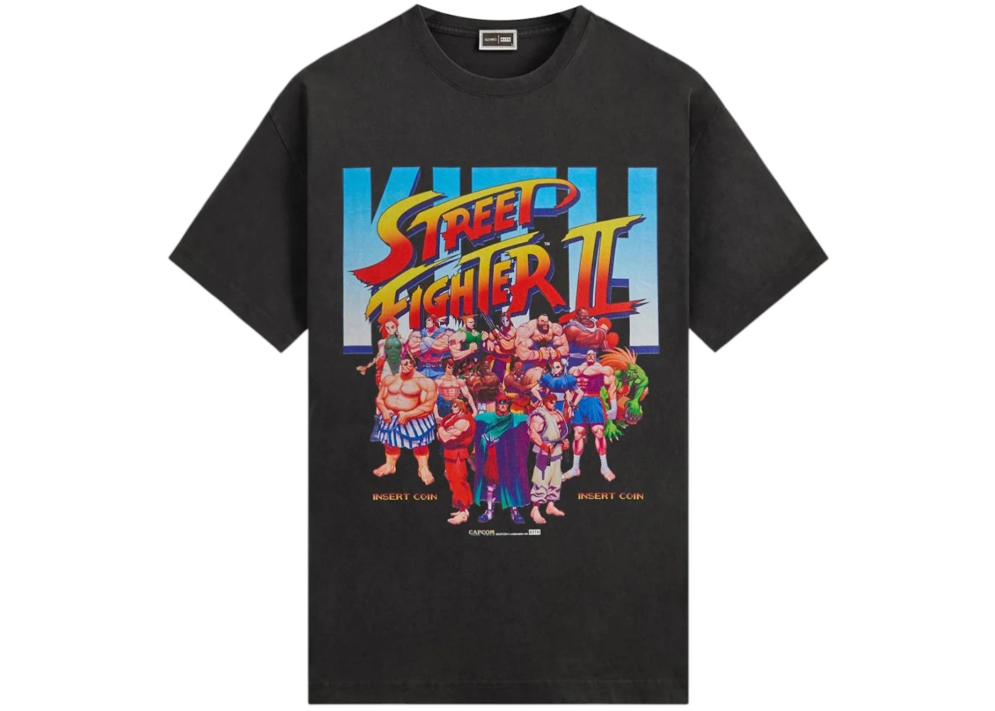 Kith x Capcom Super Street Fighter Vintage Tee Black - vue secondaire A