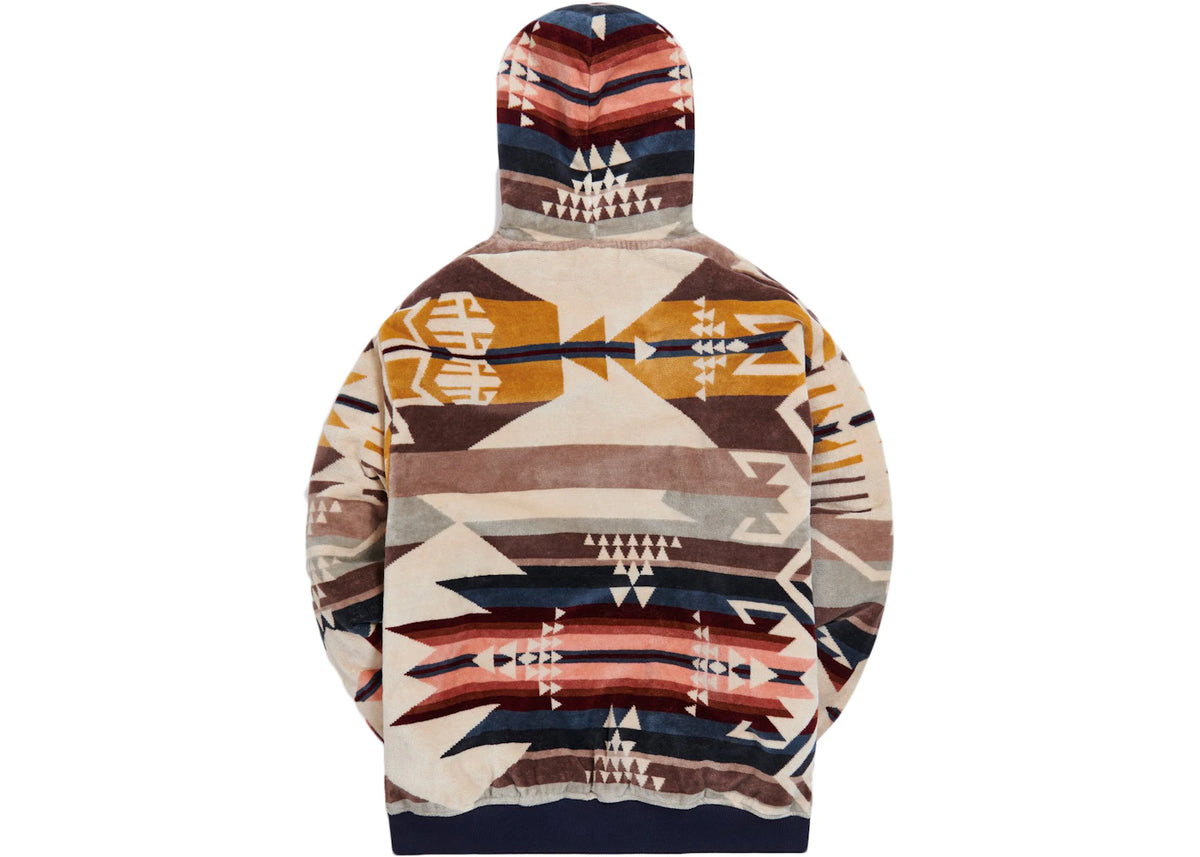 Kith x Coca-Cola x Pendleton Terry Williams 3 Hoodie Ivory/Multi - vue secondaire B