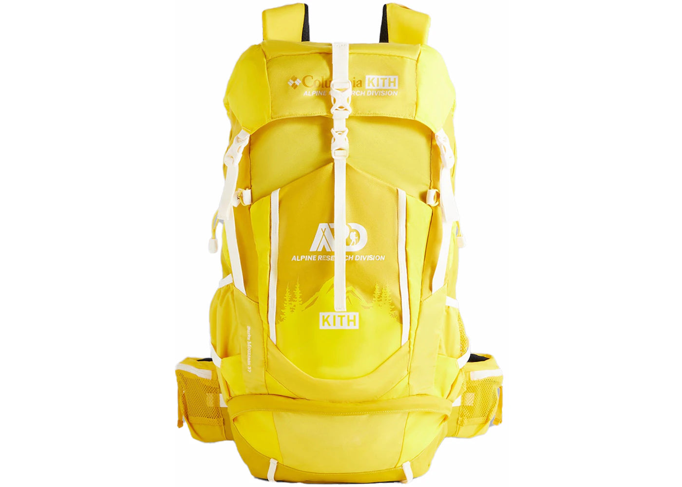 Kith x Columbia 37L Backpack Bright Yellow - vue secondaire A