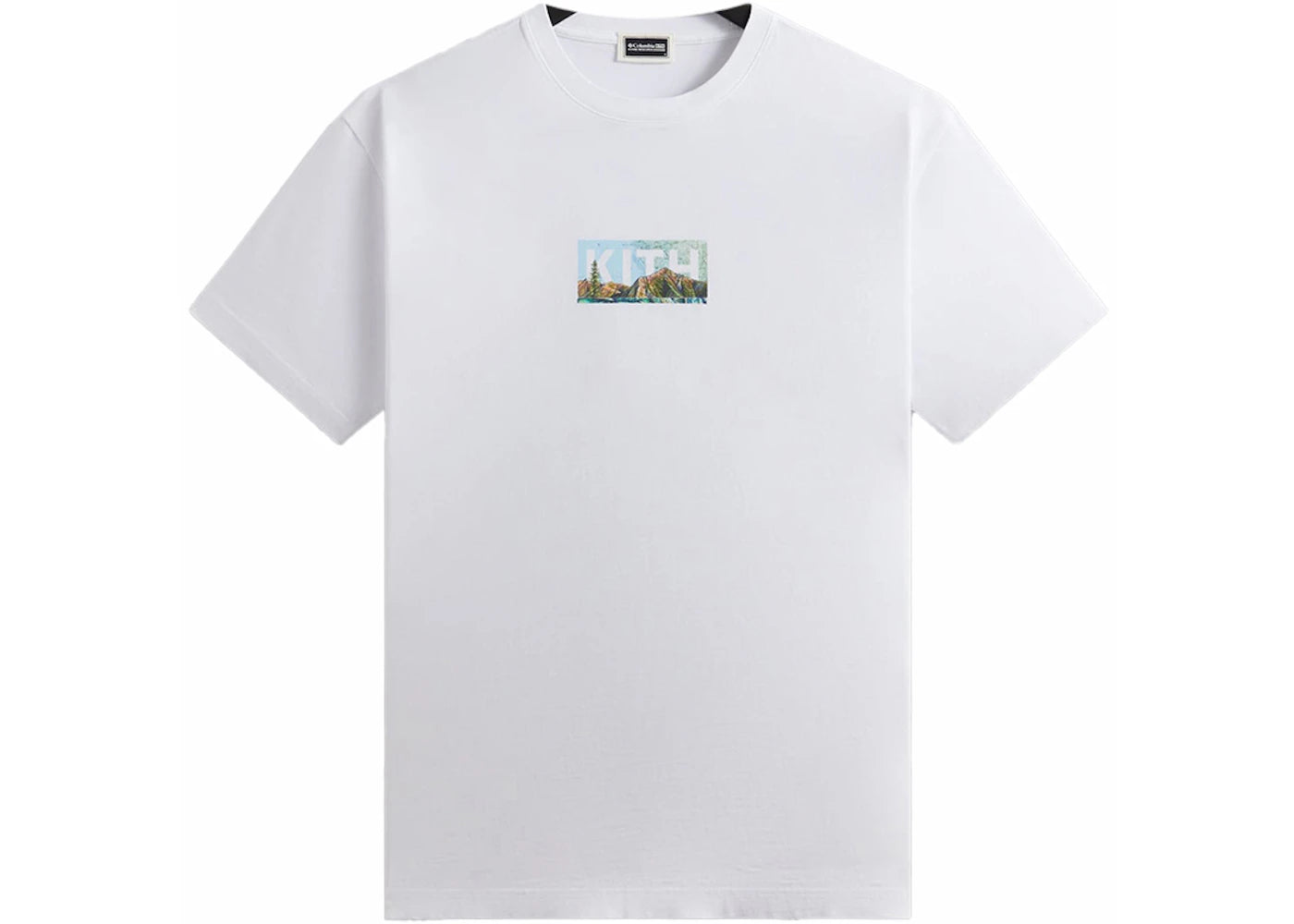 Kith x Columbia Big Sur Classic Logo Tee White - vue secondaire A
