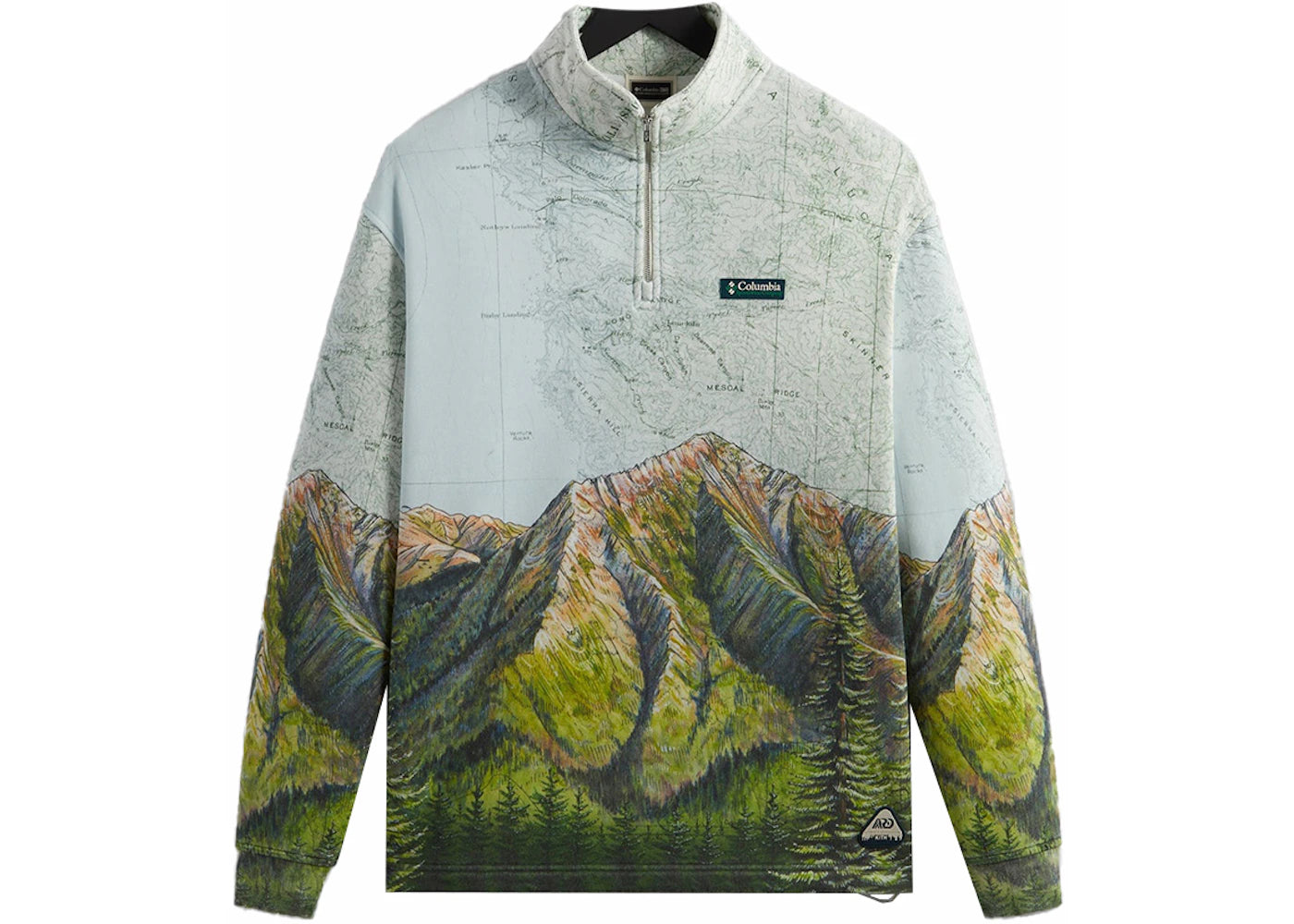 Kith x Columbia Big Sur Quarter Zip Arrival - vue 360