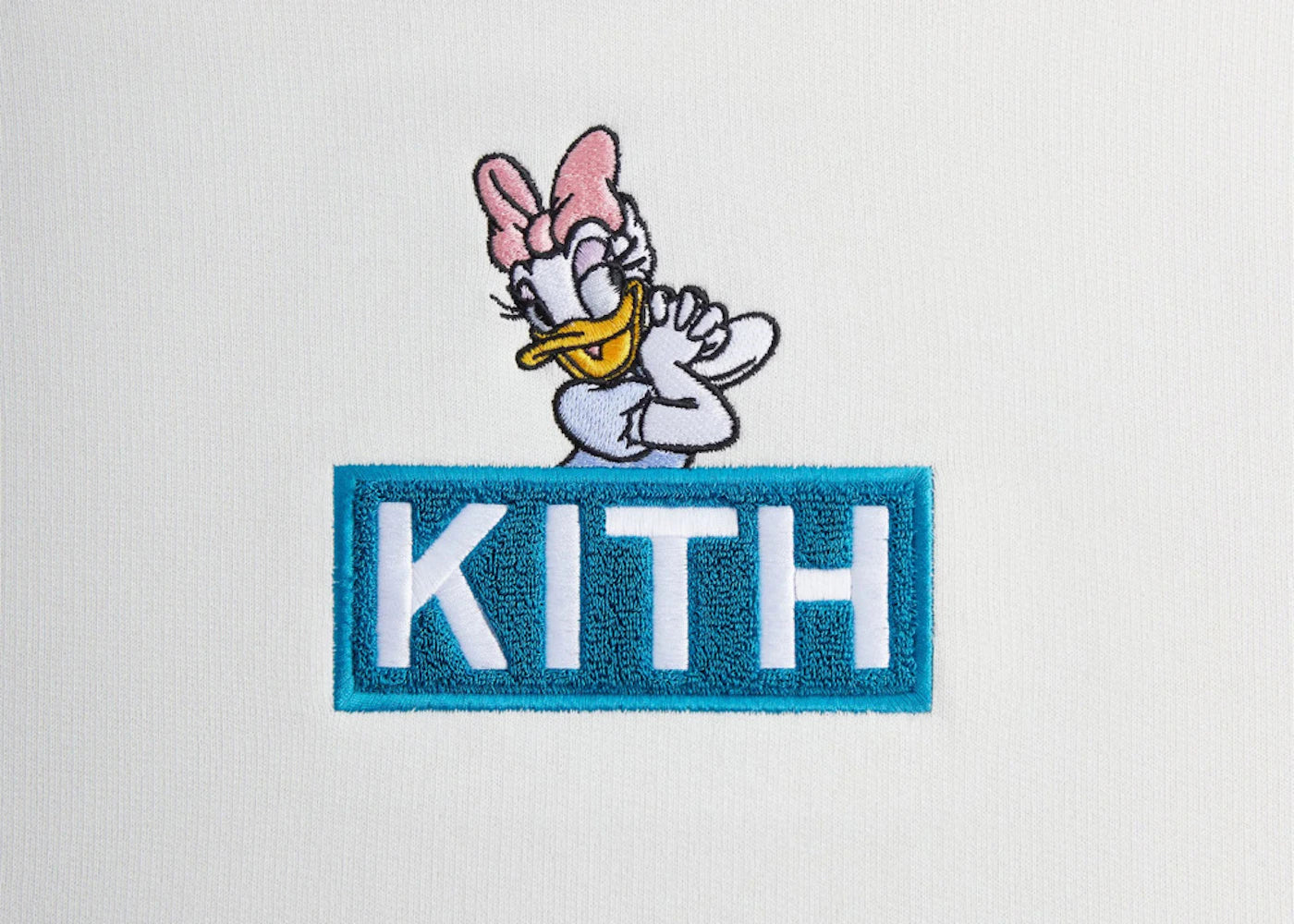 Kith x Disney Mickey & Friends Daisy Duck Classic Logo Hoodie Atlas - vue secondaire B
