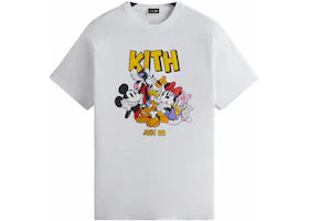 Kith x Disney Mickey & Friends It's All Love Vintage Tee White - vue 360