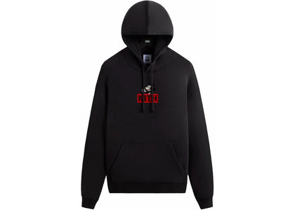 Kith x Disney Mickey & Friends Mickey Classic Logo Hoodie Black - apparel view 2