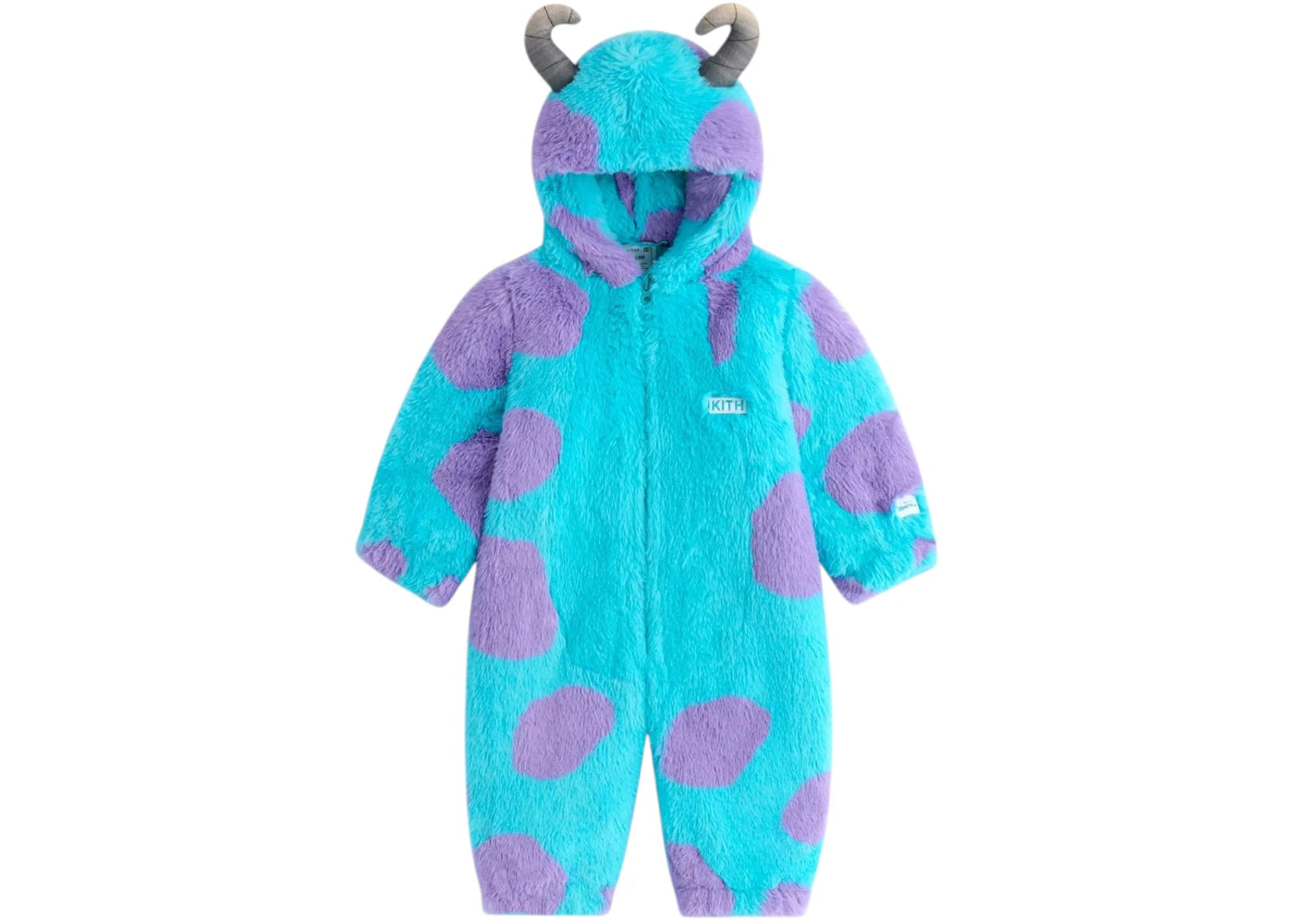 Kith x Disney Pixar Baby Monsters Inc. Sulley Fur Coverall Multicolor - vue secondaire A