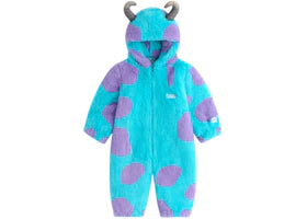 Kith x Disney Pixar Baby Monsters Inc. Sulley Fur Coverall Multicolor