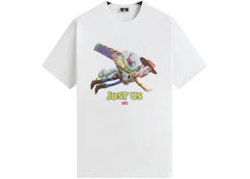 Kith x Disney Pixar Just Us Flying Vintage Tee White - authentic Kith product