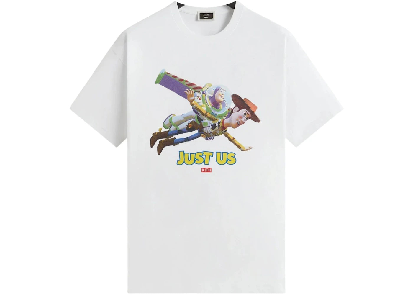 Kith x Disney Pixar Just Us Flying Vintage Tee White - vue secondaire A