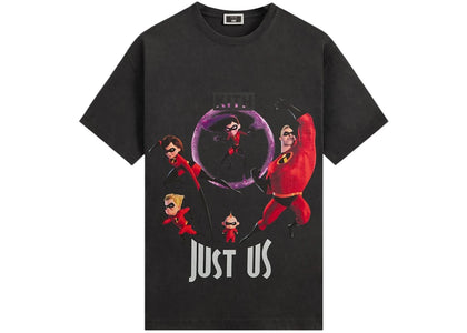 Kith x Disney Pixar The Incredibles Just Us Vintage Tee Black - product view 2