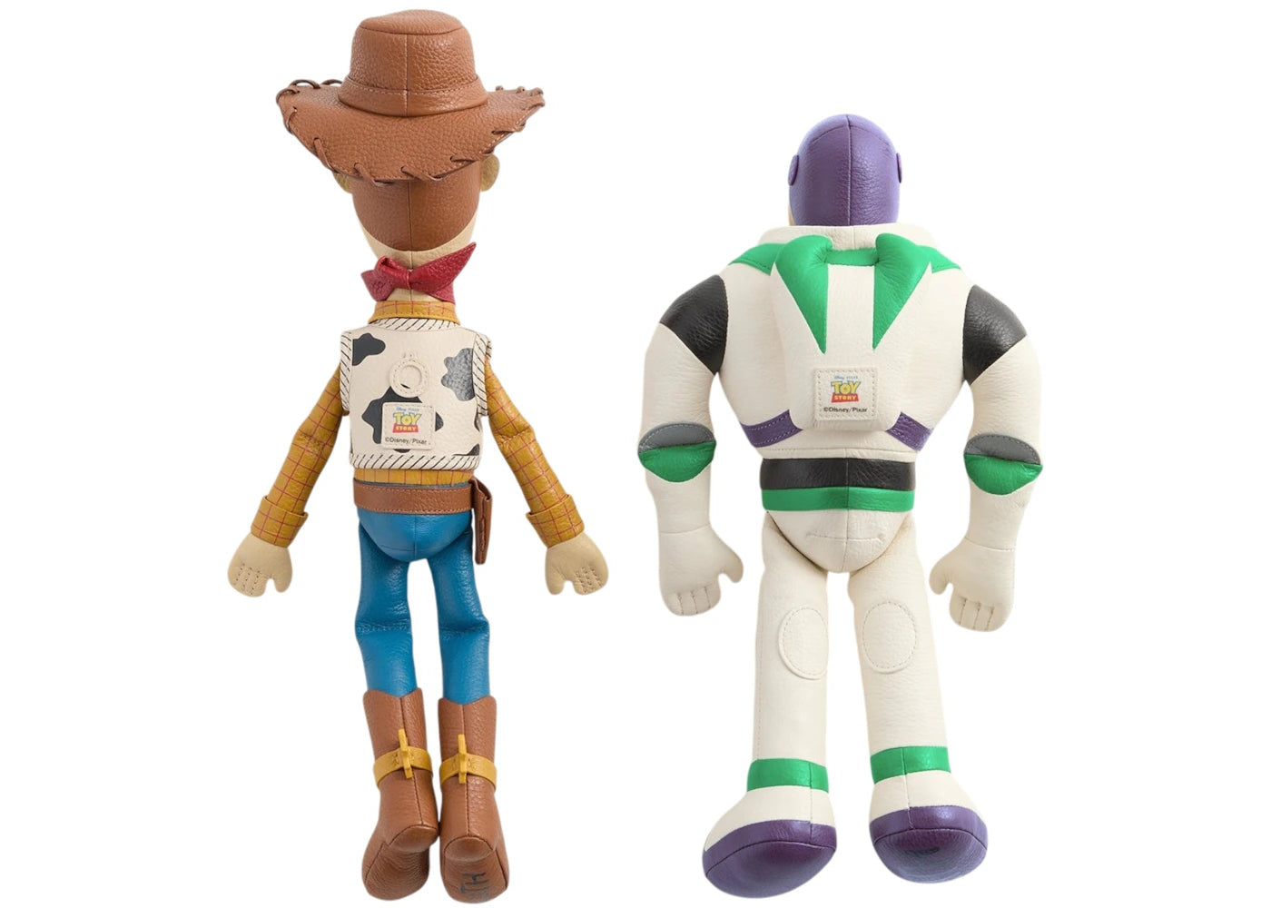 Kith x Disney Pixar Woody & Buzz Lightyear Leather Plush Set of 2 Multicolor - vue secondaire B