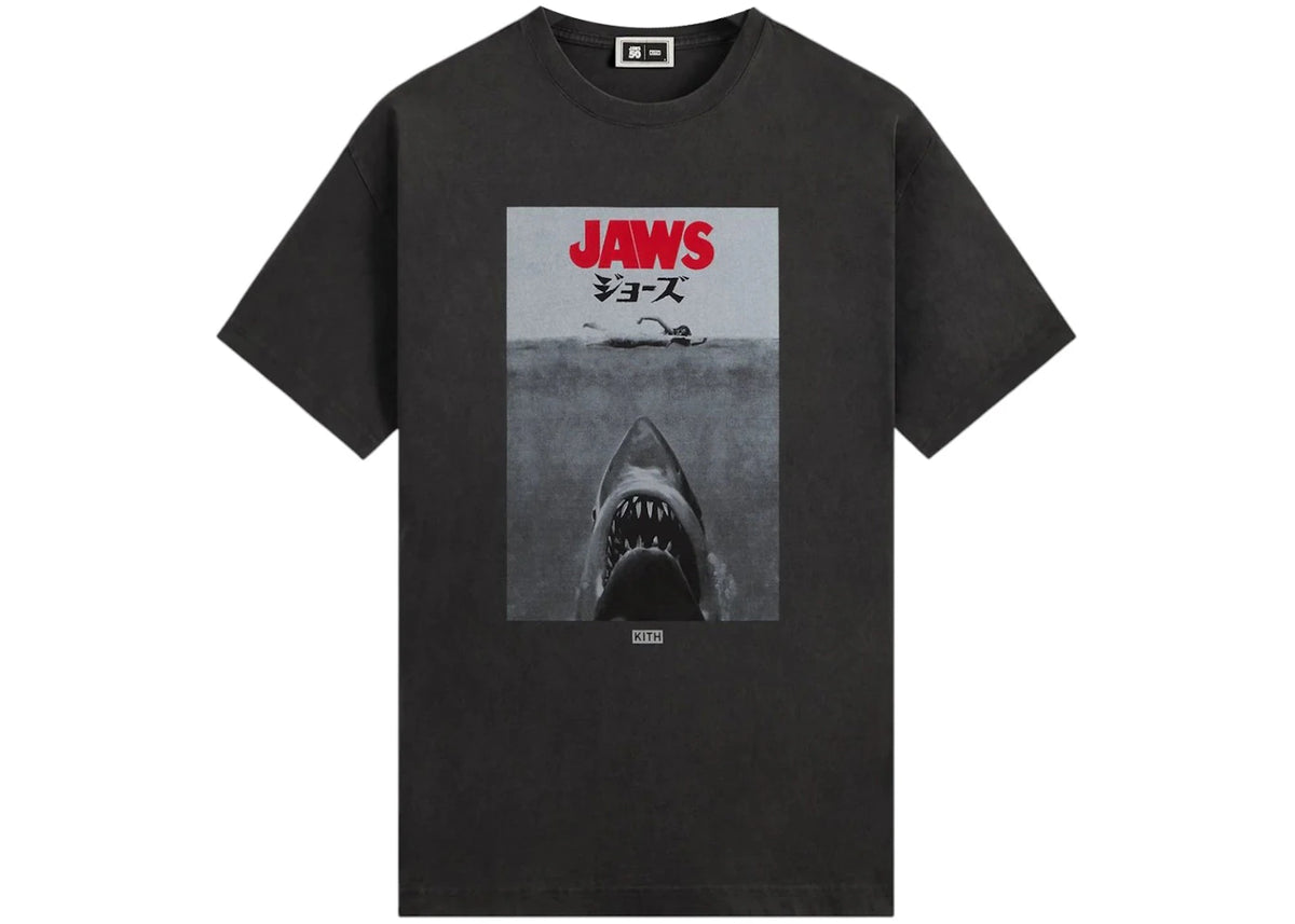 Kith x JAWS Japanese Poster Vintage Tee Black - vue secondaire A