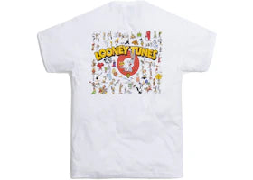 Kith x Looney Tunes That's All Folks Tee White - vue 360