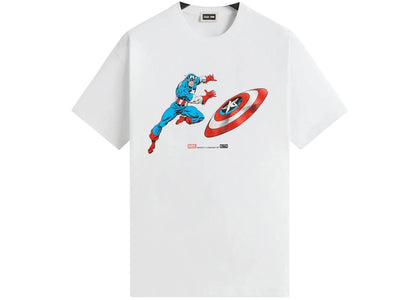 Kith x Marvel Captain America Vintage Tee White - product view 2