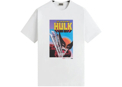 Kith x Marvel Hulk Vintage Tee White - authentic Kith product