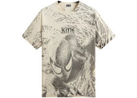 Kith x Marvel Spiderman All-Over Printed Vintage Tee Black