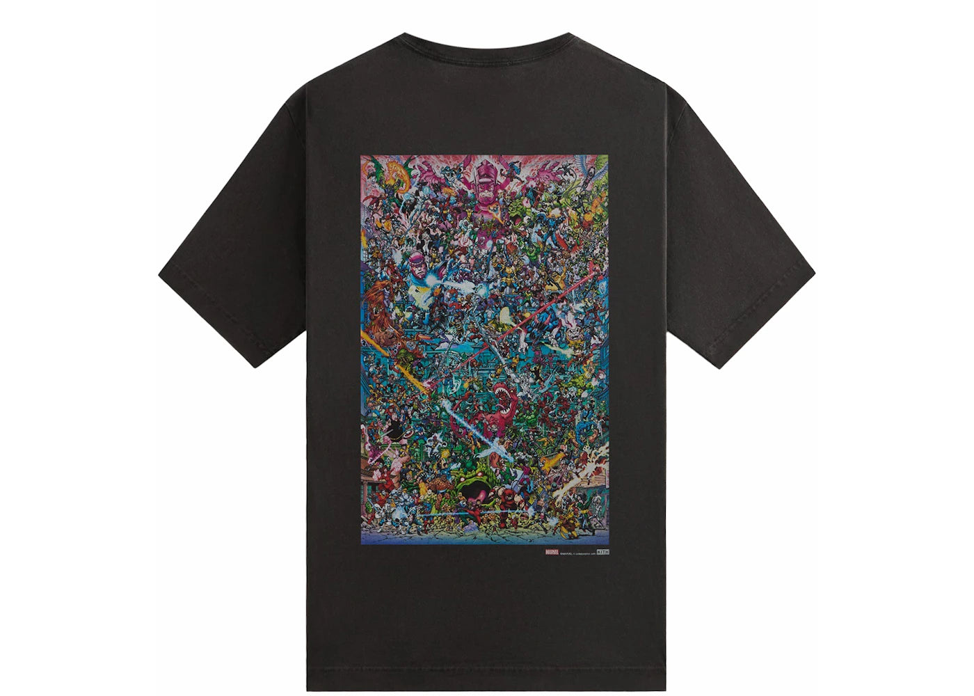 Kith x Marvel Universe Vintage Tee Black - vue secondaire A