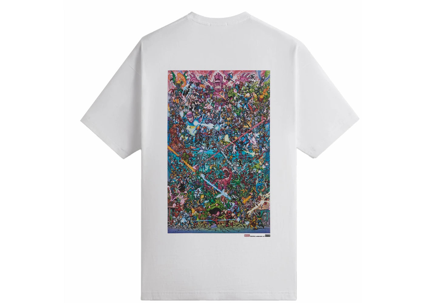 Kith x Marvel Universe Vintage Tee White - vue secondaire B