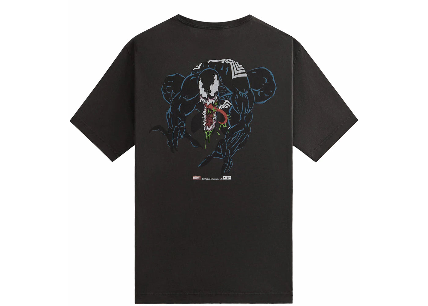 Kith x Marvel Venom Vintage Tee Black - vue secondaire B