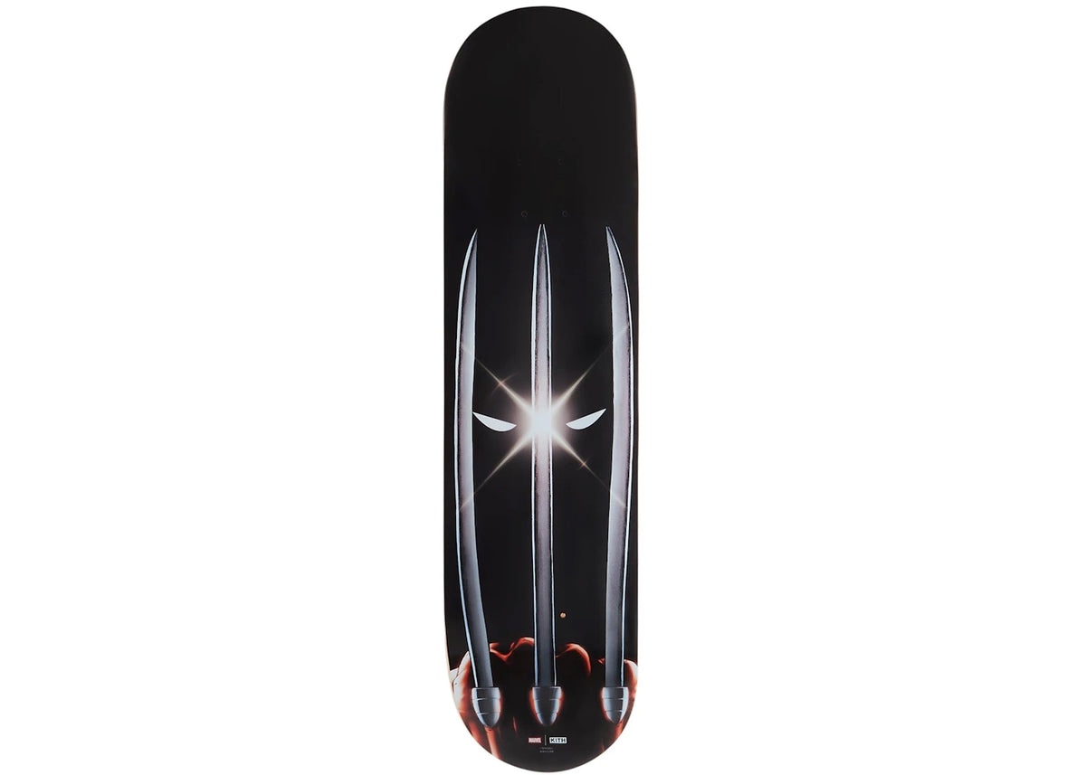 Kith x Marvel Wolverine Skate Deck Skateboard Deck - vue secondaire A