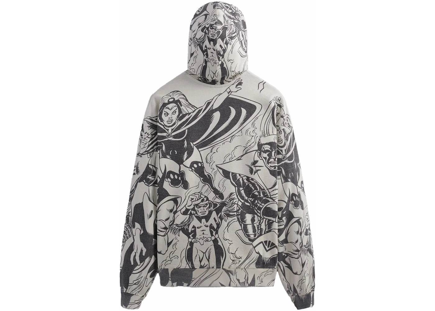 Kith x Marvel X-Men Assemble Vintage Hoodie Waffle PH - vue secondaire B