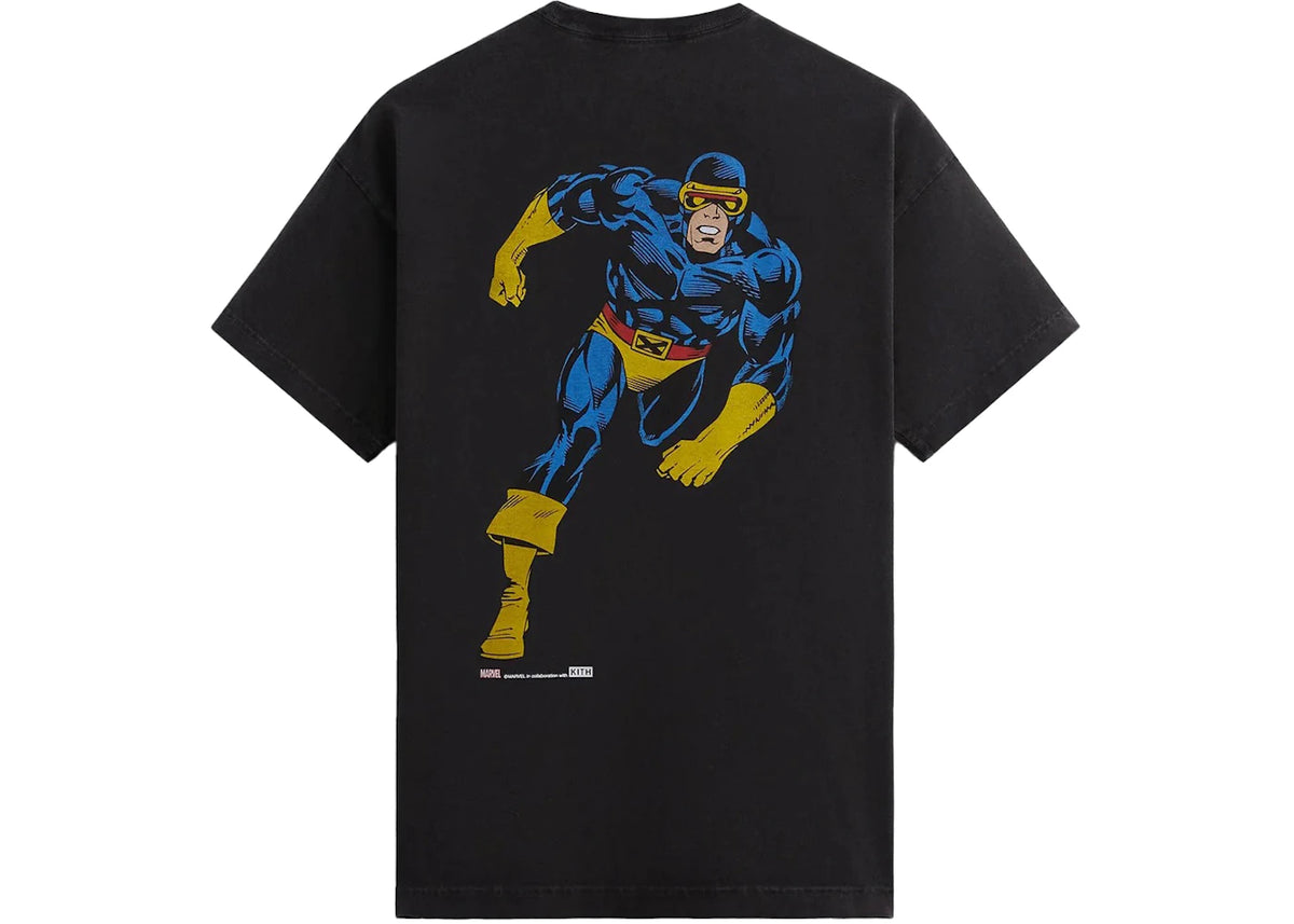 Kith x Marvel X-Men Cyclops Vintage Tee Black PH - vue secondaire A