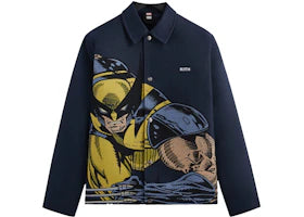 Kith x Marvel X-Men Wolverine Tapestry Coaches Jacket Nocturnal PH - vue 360