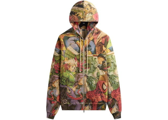 Kith x Marvel vs. Capcom New Age of Heroes Nelson Full Zip Hoodie Veil