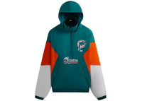 Kith x NFL 47 Dolphins Quarter Zip Anorak With Hood Center