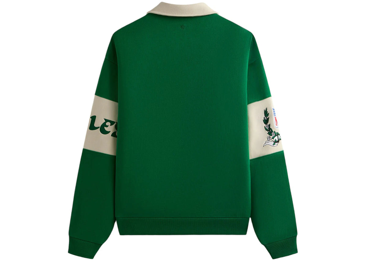 Kith x NFL 47 Eagles Nelson Collared Pullover Parrot - vue secondaire B