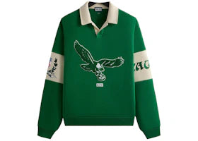 Kith x NFL 47 Eagles Nelson Collared Pullover Parrot