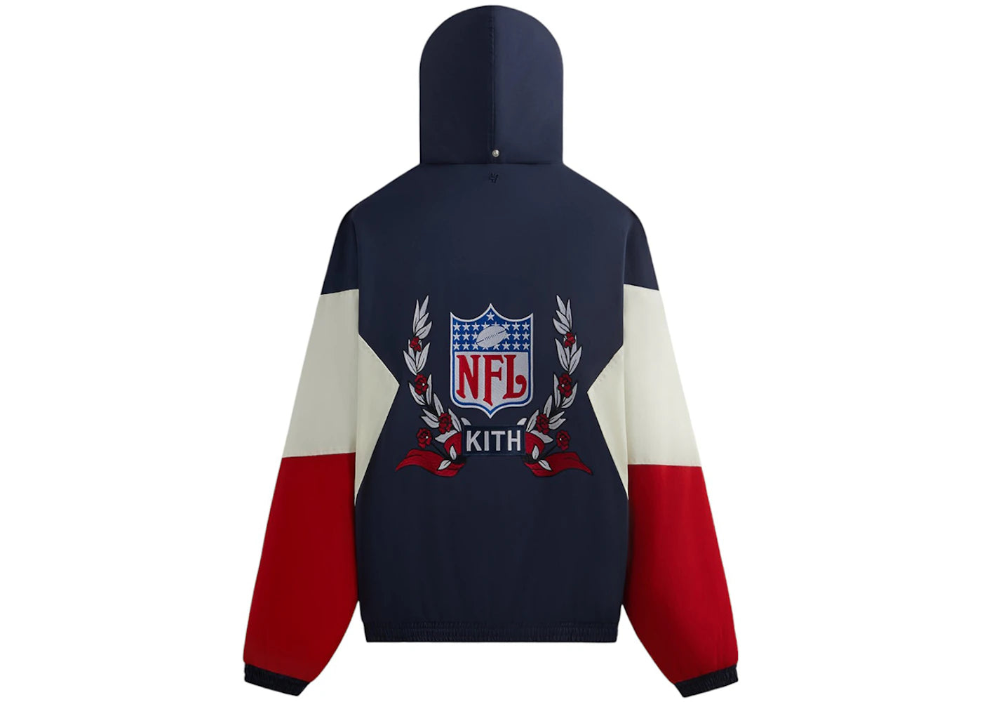 Kith x NFL 47 Giants Quarter Zip Anorak With Hood Nocturnal