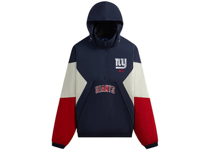 Kith x NFL 47 Giants Quarter Zip Anorak With Hood Nocturnal - authentic Kith product