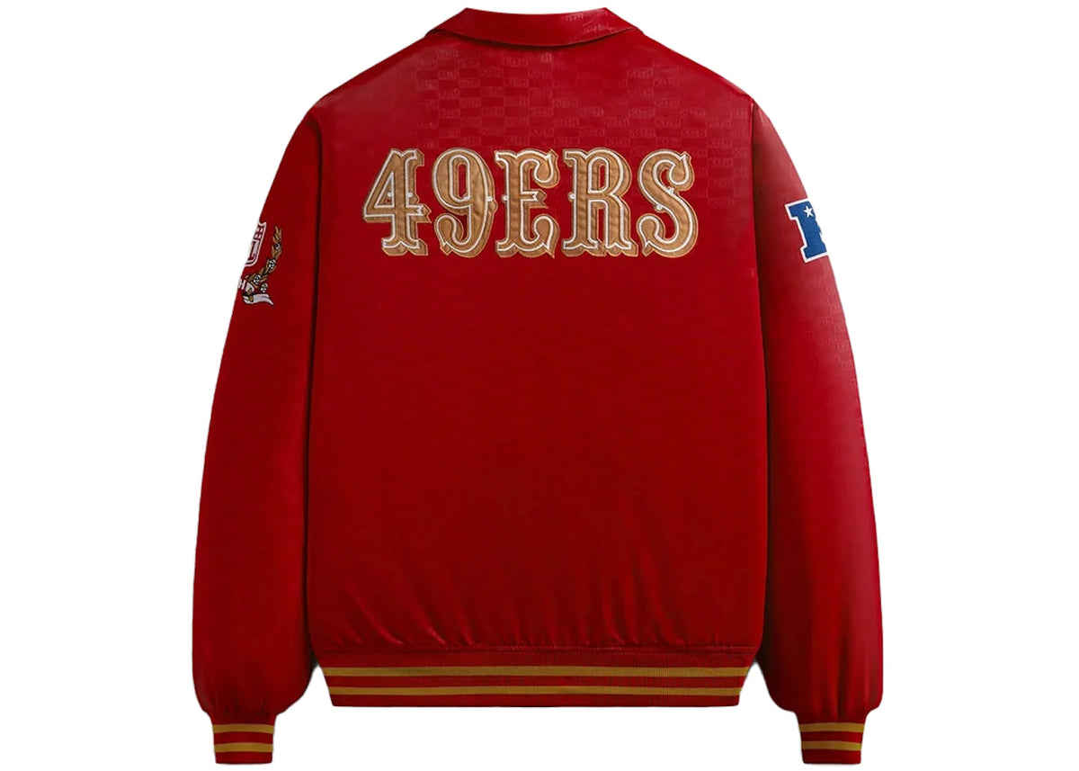 Kith x NFL 49ers Satin Bomber Jacket Dalle - vue secondaire B