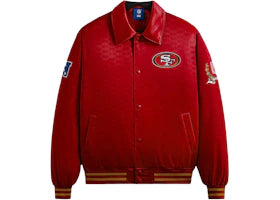 Kith x NFL 49ers Satin Bomber Jacket Dalle - vue 360