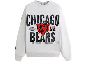 Kith x NFL Chicago Bears 1985 Vintage Crewneck Light Heather Grey - vue 360