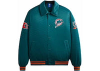Kith x NFL Dolphins Satin Bomber Jacket Center