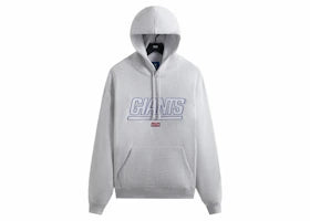 Kith x NFL Giants Laurel Hoodie Light Heather Grey - vue 360