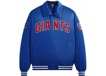 Kith x NFL Giants Satin Bomber Jacket Current - apparel view 2