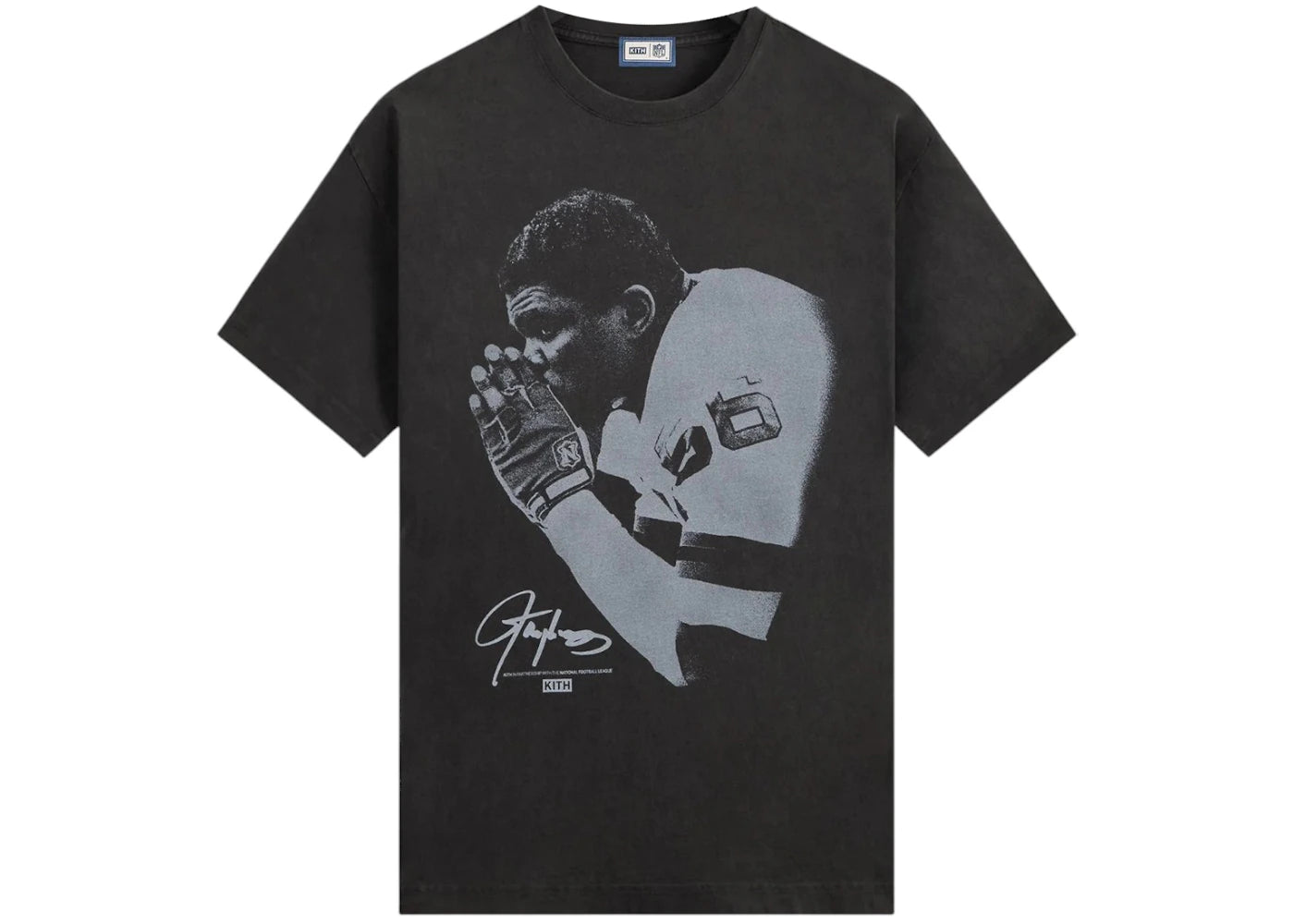 Kith x NFL Lawrence Taylor Vintage Jones Tee Black - vue secondaire A