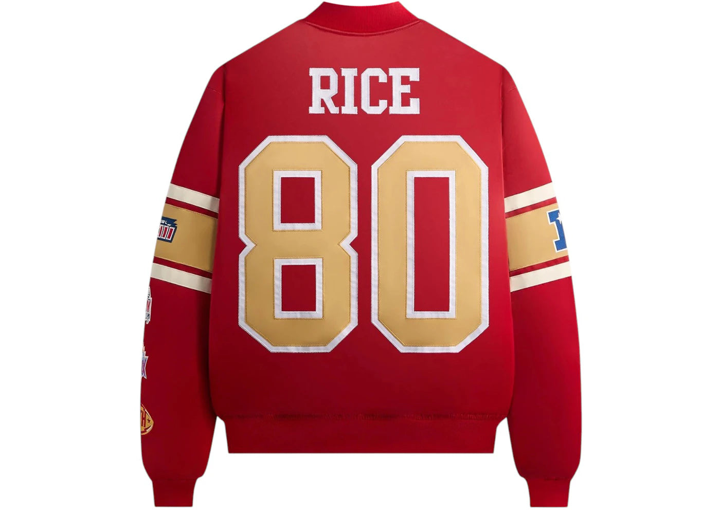 Kith x NFL San Francisco 49ers Satin Bomber Jacket Present - vue secondaire B