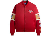 Kith x NFL San Francisco 49ers Satin Bomber Jacket Present