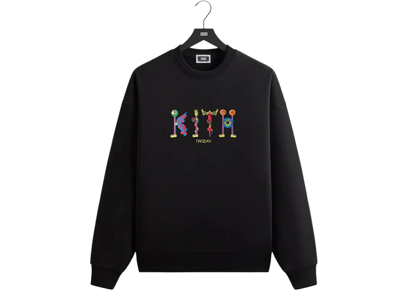 Kith x Nanzuka Gallery Tanaami Nelson Crewneck Black - vue secondaire A